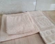 Набор турецких махровых однотонных полотенец Zeron 50х90+70х140+50х70 Beige плотность 500 г/м2 - изображение 3