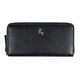 Чёрный кошелёк из натуральной кожи Ashwood J51 Black - изображение 1