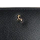 Чёрный кошелёк из натуральной кожи Ashwood J51 Black - изображение 6