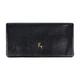 Чёрный женский кошелёк из фактуной кожи Ashwood J56 BLACK - изображение 1
