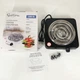 Електроплита Suntera SP-1910 black настільна 1000w 1 комфорка - зображення 5