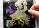 Набір скретч листівок з континентами «Map of the World» ENG - изображение 7