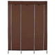 Складной шкаф STORAGE WARDROBE 175 х 130 х 45 см Коричневый каркасный тканевый (SH778422) - изображение 3