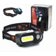 Налобный фонарик Bailong BL-1801A /1804A COB XPE + сенсор Черный 18650 usb (SH775492) - изображение 3