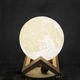 Ночник Луна аккумуляторная 3D Moon Light 15 см диаметр Белый сенсорный пульт в комплекте (SH778102) - изображение 4