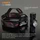 Светодиодный налобный фонарь аккумуляторный VIDEX VLF-H065A 1200Lm 5000K фонарик на голову с аккумулятором - изображение 6