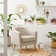 Мягкое кресло Loft_Apartament 69 х 69,5 х 77 см бежевый - изображение 2