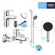 Набор смесителей 3 в 1 для ванной комнаты Grohe QuickFix StartEdge S-Size UA202501SE - изображение 11