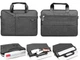 Сумка для ноутбука MacBook Pro и Air 13" 14" дюймов WIWU City Commuter Bag сумка для макбук темно серая - изображение 4