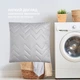 Подушка NORDIC COMFORT+ IDEIA 70х70 см чохол зі стібкою та блискавкою антиалергенне волокно сіра - зображення 9