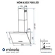 Вытяжка декоративная Minola HDN 6202 WH/INOX 700 LED - изображение 13