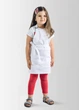 Фартук детский Latte Kids 5-7 лет Vsetex Белый - изображение 2