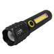 Ліхтар C71-P50+COB, ЗУ mircoUSB, вбудований акумулятор, zoom, Box - изображение 1