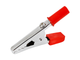 Затискач Крокодил 51,3мм (1 червоний+1 чорний) LM9137 на штекер (7114) - зображення 2