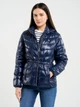 Куртка демісезонна подовжена з капюшоном жіноча Big Star Anissa-403 S Темно-синя (5900714701659) - зображення 1