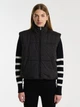 Теплий жилет короткий жіночий Big Star Bonda-906 L Чорний (5900714706685) - зображення 1