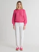 Джемпер жіночий Big Star Funia-601 S/M Рожевий (5900714702045) - зображення 4