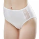 Труси-сліпи жіночі з мікрофібри та мережива великих розмірів Felisiya Lingerie Білий 272-001 5ХL (2000011528010) - зображення 1