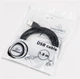 Кабель Cablexpert (CCP-USB2-AMBM90-6) USB2.0 A - USB В, кутовий, 1.8 м, преміум, чорний - зображення 2