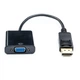 Перехідник Atcom DisplayPort - VGA (M/F), 0.1 м, Black (16851) - изображение 1