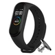 Ремешок силиконовый Original Design для фитнес браслета Xiaomi Mi Band 3, Mi Band 4, черный с металлической кнопкой (mrk4511) - изображение 1