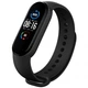 Ремінець силіконовий Original Design для фітнес браслета Xiaomi Mi Band 5, Mi Band 6, чорний з металевою кнопкою (mrk6149) - зображення 2