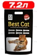 Наполнитель для кошачьего туалета cиликагелевый 7.2 Л Best Cat Black - изображение 1