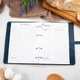 Кулинарный блокнот с именной гравировкой, А5, 100 листов для рецептов, Blue, WOODPRESENT - изображение 2