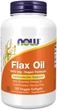 Льняное масло NOW Foods Flax Oil 1000 mg Vegan Formula 120 капсул - изображение 1