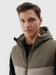 Безрукавка 4F synthetic-fill down vest S Хакі 4FWSS24TVJAM100-43S - зображення 2