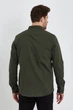 Рубашка джинсовая однотонная Trend Collection 18306-4 хаки (HAKI) 2XL (2957430593078) - изображение 8
