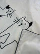 Комплект постельного белья Mensal Cats с вышивкой полуторний 150х215 айвори - изображение 7