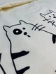 Комплект постельного белья Mensal Cats с вышивкой полуторний 150х215 айвори - изображение 8