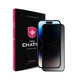 Захисне скло NEU Chatel Swiss Corning Anti Spy Gorilla Glass для iPhone 14 Pro Black - зображення 1