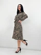 Повседневное женское платье миди Fashion 54/56 капучино - изображение 3