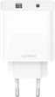 Ładowarka sieciowa Xiaomi CUKTECH A19 EU 30W Charger (Type-A + Type-C) White - obraz 1