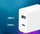 Ładowarka sieciowa Xiaomi CUKTECH A19 EU 30W Charger (Type-A + Type-C) White - obraz 2