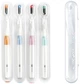 Комплект зубних щіток Xiaomi Dr.Bei Bass Toothbrush 4 щітки + 1 футляр (6970763910080) - зображення 1