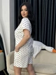 Піжама (футболка + шорти) жіноча AVRORA АЕ 124574 46-48 Біла (ROZ6501009027) - зображення 2