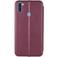 Шкіряний чохол-книжка Classy для Samsung Galaxy A11 Бордовий - изображение 2