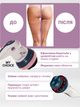 Массажер для ног лица тела электрический ручной BODY 5 насадок белый с розовым (4000508885) - изображение 2