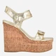 Женские босоножки Guess 109939845 40 (9,5М) 26 см Золотистые (1159799317) - изображение 1