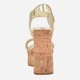 Женские босоножки Guess 109939845 40 (9,5М) 26 см Золотистые (1159799317) - изображение 4