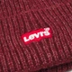 Шапка женская Levi's 387645812 One Size Бордовая (1159799036) - изображение 4