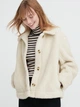Полушубок женский Тедди Uniqlo 762533331 L Белый (1159799348) - изображение 1