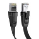 Високошвидкісний інтернет кабель RJ45 Cat8 Ethernet UGREEN плоский Lan мережевий кабель 0.5 м 40 Гбіт/с (10979) - зображення 1