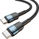 Кабель Essager Star 100W USB Charging Cable Type C to Type C 1 м Blue (EXCTT1-XC03) - изображение 1