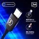 Кабель 3mk Hyper | Thunderbolt | Type-C to Type-C | 240 Вт | 1 м | Черный | (5903108515139) - изображение 5