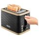 Тостер Sencor 930Вт, підігрів, розморожування, підсвічування, пластик, чорно-золотий (STS7501BK) - изображение 7