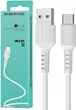 Интерфейсный кабель Borofone BX16 3A USB - TypeC 1m White (35089) - изображение 1